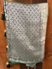 Picture of Mint green banarasi georgette saree