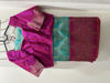 Picture of Never worn Banarasi bright seagreen pink festive saree