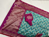 Picture of Never worn Banarasi bright seagreen pink festive saree