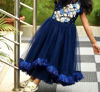 Picture of Blue feather frock 4-5y