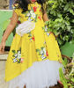 Picture of Floral ruffle frock 4-5y