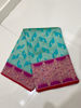 Picture of Never worn Banarasi bright seagreen pink festive saree