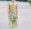 Picture of benarasi silk lehenga with maggam work 4-5y