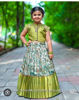 Picture of benarasi silk lehenga with maggam work 4-5y
