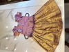 Picture of Gold and Pastel pattu parikini 1y