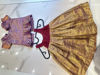 Picture of Gold and Pastel pattu parikini 1y