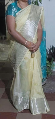 Picture of MangalaGiri Saree with highneck blouse