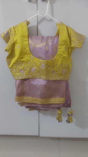 Picture of Fancy Saree with Stitched blouse