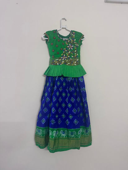 Picture of Ikkath pattu Lehenga