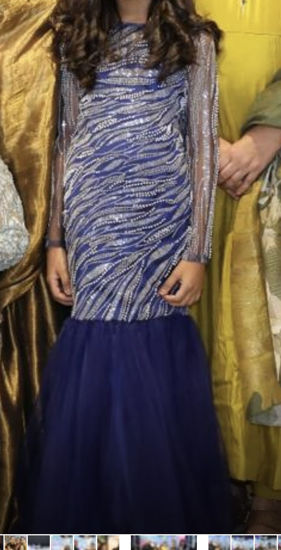 Picture of Fishcut designer dress 8-9y