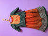 Picture of Pattu lehenga and Benaras frock 4-5Y