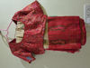 Picture of Cream and red benarasi fancy saree