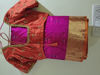 Picture of Pink and orange kuppadam silk saree with workblouse