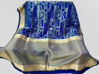 Picture of Mushroo silk unique design saree with nandi motifs perfect for festive and traditional wear (never worn)