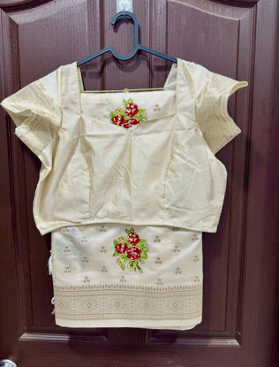 Picture of Banarasi saree beige tone perfect for festives