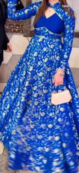 Picture of Naina designer  floor lenght party gown
