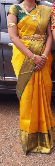Picture of Pure kanchipuram pattu saree with blouse