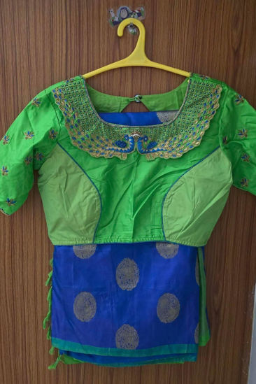 Picture of Dharmavaram pattu saree and blouse