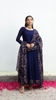 Picture of Blue floral Anarkali with palazzo