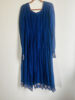 Picture of Blue floral Anarkali with palazzo
