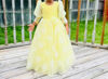 Picture of Yellow fancy frock 3-4Y
