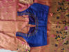 Picture of Semi paithani saree with maggam work blouse
