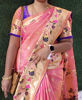Picture of Semi paithani saree with maggam work blouse