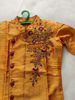 Picture of mustard yellow maggam work kurta 4-5y