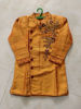 Picture of mustard yellow maggam work kurta 4-5y