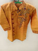 Picture of mustard yellow maggam work kurta 4-5y