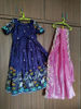 Picture of Crushed space silk lehenga set