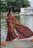 Picture of Ajrakh silk saree from kawaii