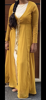 Picture of Mustard Yellow Embellished Anarkali Dress(house of indya)