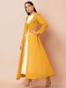 Picture of Mustard Yellow Embellished Anarkali Dress(house of indya)