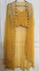 Picture of Yellow skirt  crop top with gotapatti cape