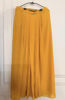 Picture of Yellow skirt  crop top with gotapatti cape