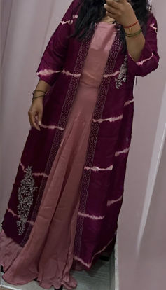 Picture of One piece pink dress with jacket