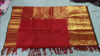 Picture of Royal Red Gold Zari Brocade Saree – Designer Embroidered Blouse