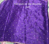 Picture of Never worn Deep Purple space silk saree