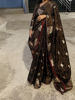 Picture of Coffee brown Banaras saree
