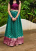Picture of Teal blue benarasi lehenga