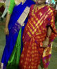 Picture of Fancy pattu saree with magam work blouse