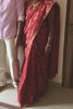 Picture of Maroon pattu saree