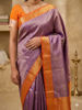 Picture of Vintage lavender Art silk saree