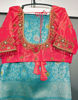 Picture of Fancy organza saree with twill net maggam blouse