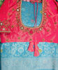 Picture of Fancy organza saree with twill net maggam blouse