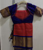 Picture of Kuppadam pattu saree with embroidered blouse