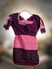 Picture of Baby pink Kanchi pattu saree with maggam blouse