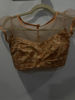 Picture of Organza saree with designer blouse
