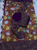 Picture of Kalamkari Banaras saree with full sleeve blouse
